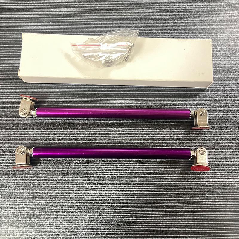 150mm Universal Car Splitter Rods Racing Adjustable Stainless Steel Front Bumper Lip Support Tie Bar Kit Saving Drilling Hole