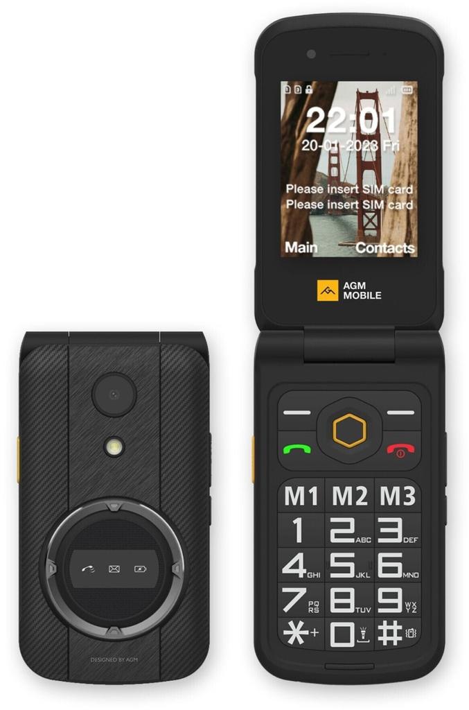 Мобильный телефон AGM M8 Flip ohne Ladestation
