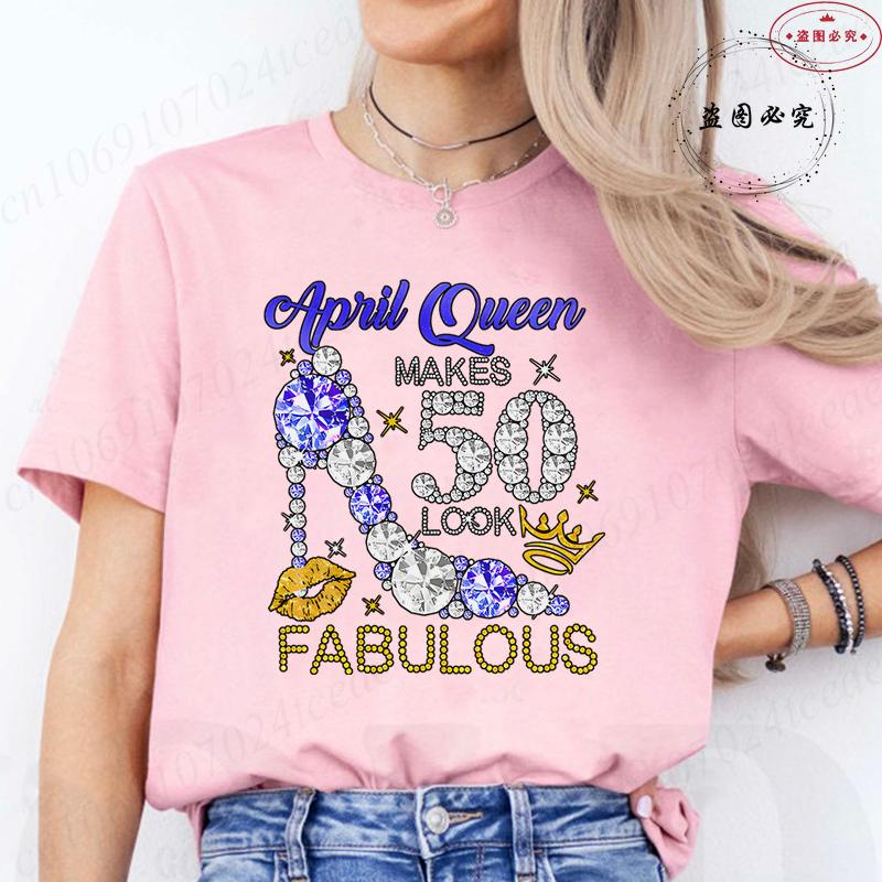 

Футболки «50 и потрясающая» для женщин, смешные футболки на 50-летие, хип-хоп, винтажная одежда, креативные топы, женские футболки с коротким рукавом 4XL