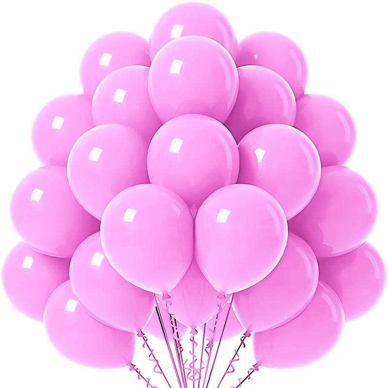 12-Inch 30-Piece Matte Macaron & Metallic Multicolor Balloon Set for Wedding Arch Decor