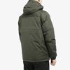 Adidas Solid Color Zipper Hooded Down Jacket Men Jackets Green EH4003
