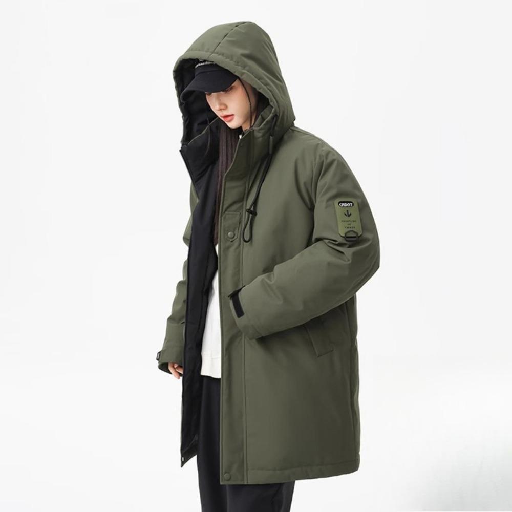 Padded Clothes Men's Medium and Long Military Coats Winter Thickened Cold-proof Padded Jackets Over the Knee Northeast Large Padded Jackets Tide