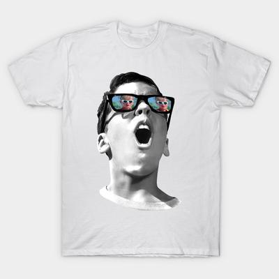 Asian Size Men Print T-shirt Super Large TShirt SQUINTS OHHHH YEEHHH No-Cut Heat Transfer Print Cotton Tshirt