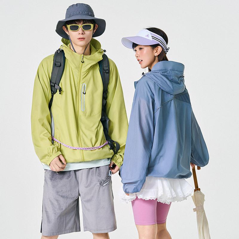 UV protection UPF10 + sports skin summer outdoor sunscreen clothing men's and women's ice silk clothing breathable ultra-light sunscreen clothing
