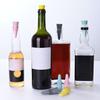 Pack Of 4 Multicolors Silicone Wine Stoppers with Metal Top Multipurpose Bottle Preservers Beverage Bottles Corks
