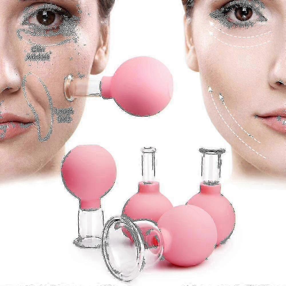 Massage Body Cups Rubber Vacuum Cupping Glasses Face Skin Lifting Body Facial Cupping Therapy Toola - PR