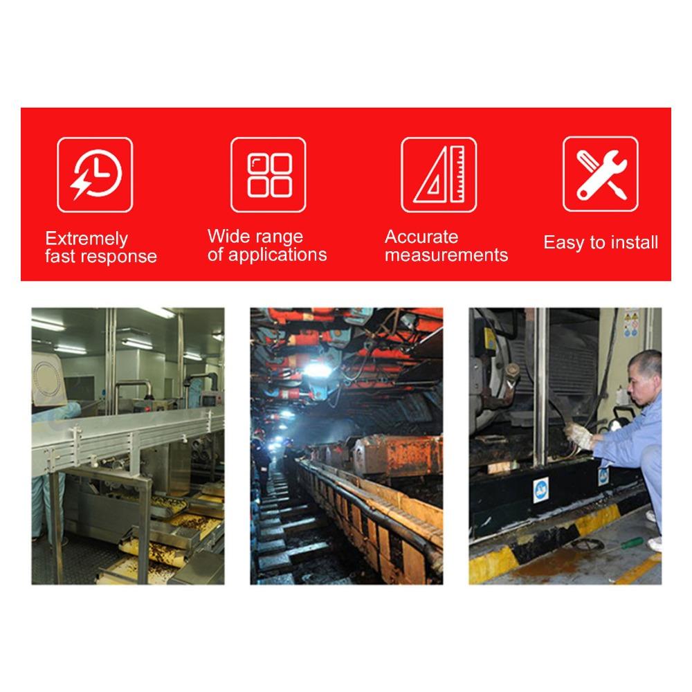 3 Wire Thermistor Probe Stainless Steel K Type Thermocouple Temperature Sensor Probe Measurement