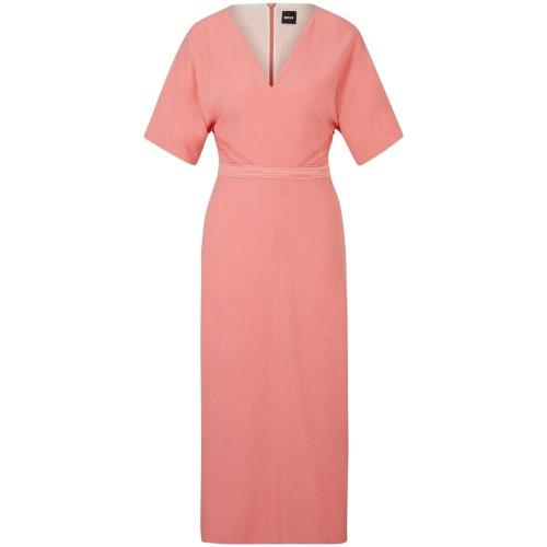 BOSS Womens/Ladies Dawinga V Neck Midi Dress