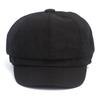 Universal Chemistry Hard Linen Black Newsboy Cap