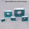 Galvanized Heavy-Duty Plastic Marine Pipe Clamp - Single/Double Hole for Oil, Iron, or Steel Pipes and Cables