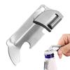 Stainless Steel Manual Can Opener Multifunctional Can Opener with Ergonomic Grip Integrated Bottle Cap Opener Kitchen Tool