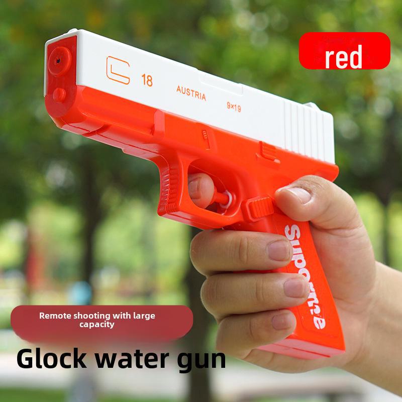 "New Douyin Kids' Mini Glock Water Gun Toy - Summer Beach Fun"