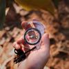 Outdoor Camping Hiking Transparent Plastic Compass Compass Proportional Footprint Travel Military Compass Tools Travel Kits