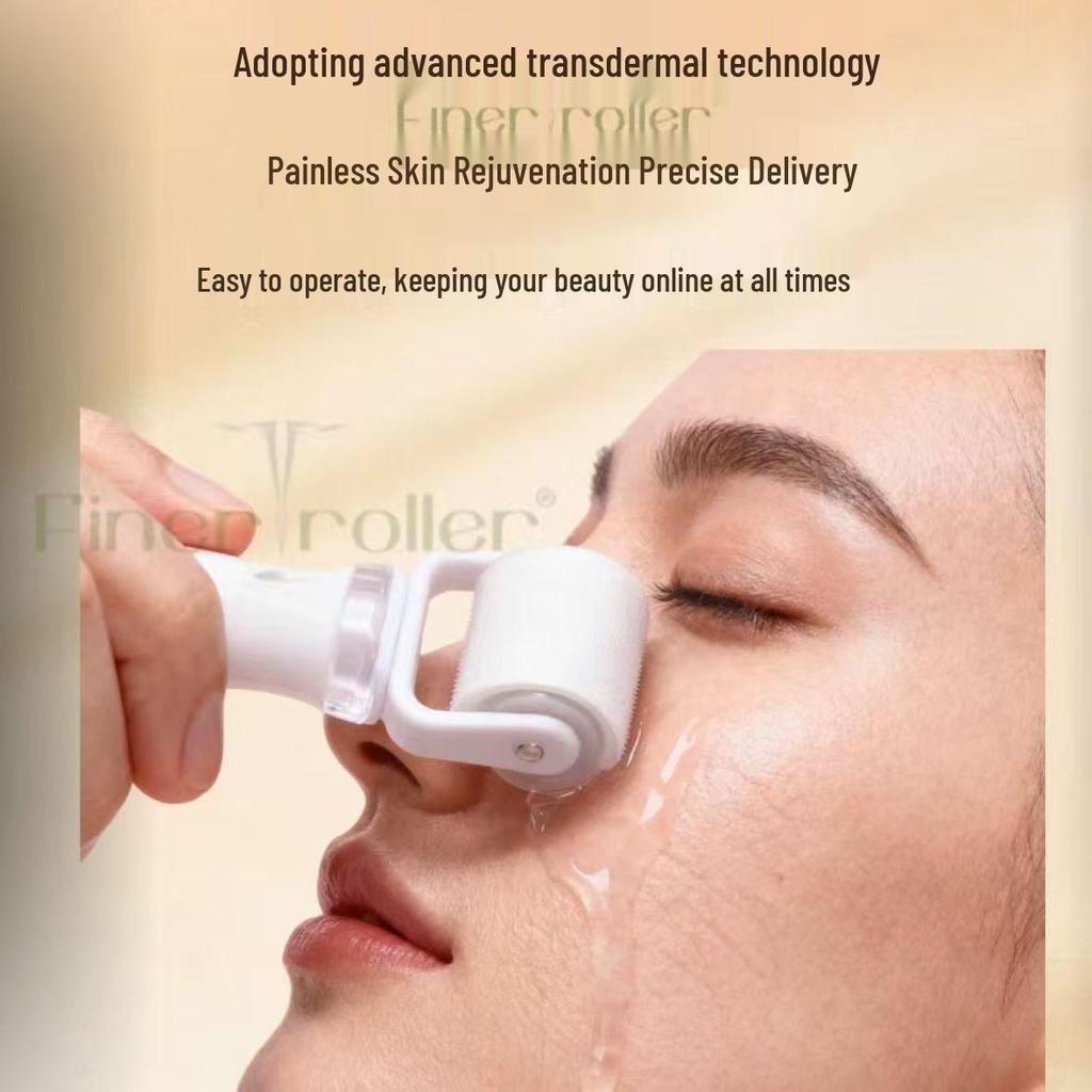 Replaceable Beauty Salon Collagen Infusion Micro-Needle Roller: Painless and Non-Invasive Hydration Injection Device