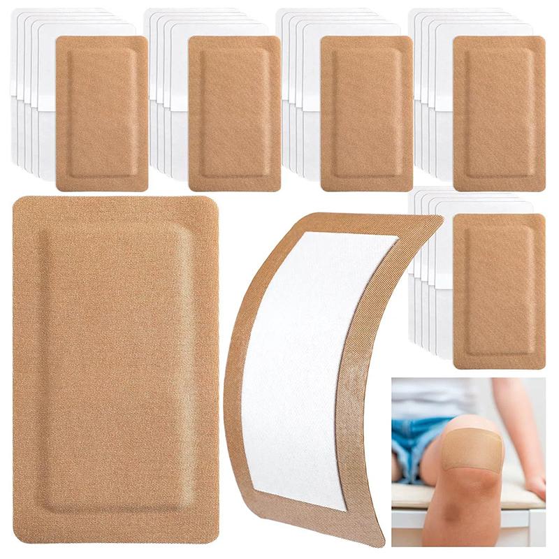 5Pcs Large Elastic Non-Woven Medical Bandage – Adhesive Wound Dressing for First Aid and Skin Care