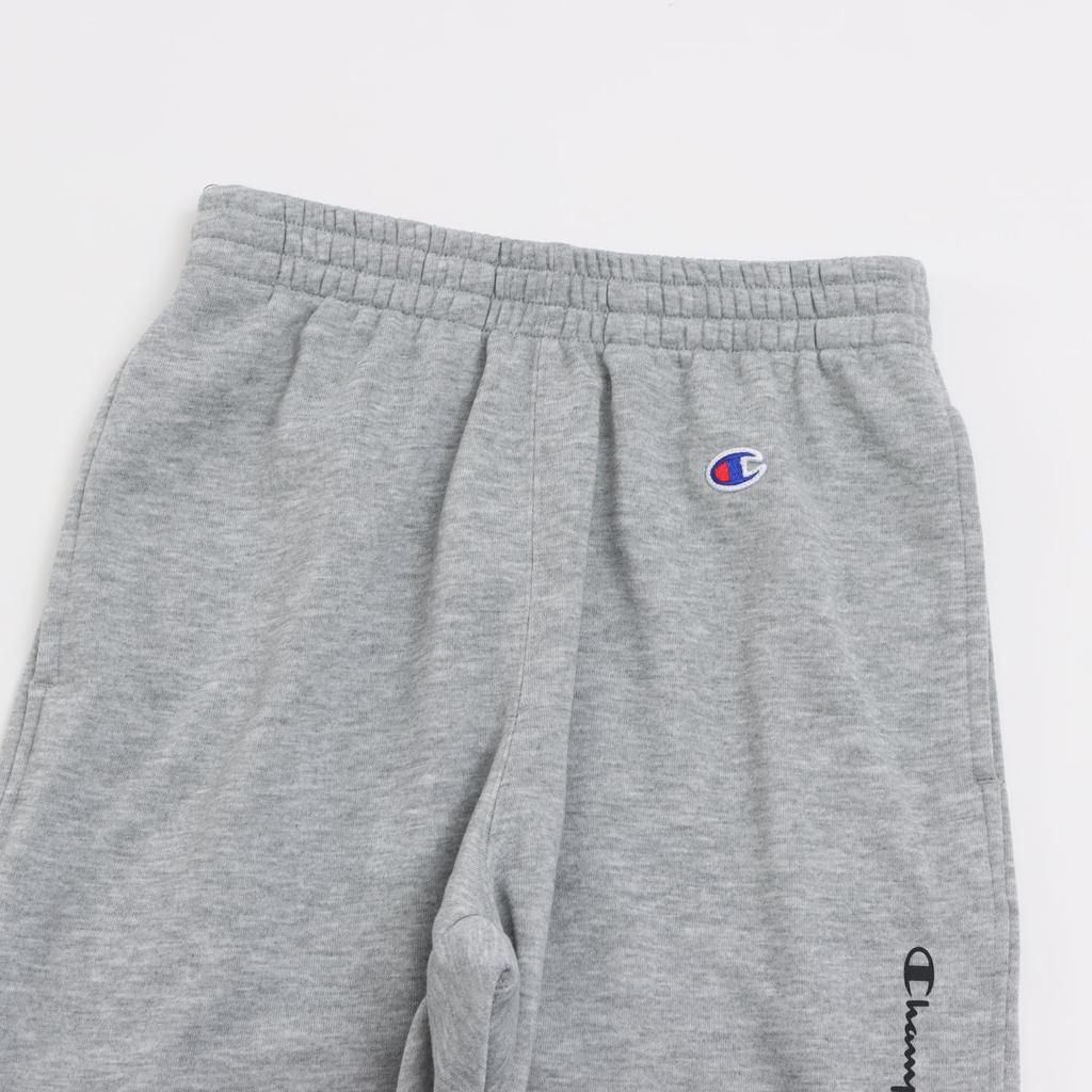 Champion Script Logo Oxford for Basketball Kids' Quick-Drying Sweatpants, Gray, CK-AB216,