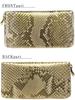 Gold F Made In Japan Diamond Python Leather Wallet Long Wallet Genuine Snake Leather Snake Skin Snake Leather Snake Leather Wallet Snake Leather