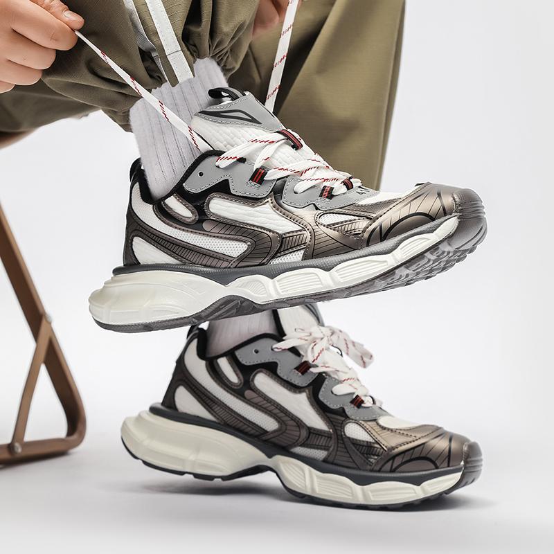 Paar Sportschuhe Dicke Sohle Mode Klassische Freizeitschuhe Verschleißfest Komfort Schnürschuhe Outdoor Laufschuhe für Herren Damen