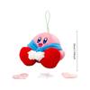 New Cute Cartoon Japanese Winter Star Kirby Waddle Dee Plush Stuffed Toy Pendant Bag Bag Hanging Decoration Festival Gift