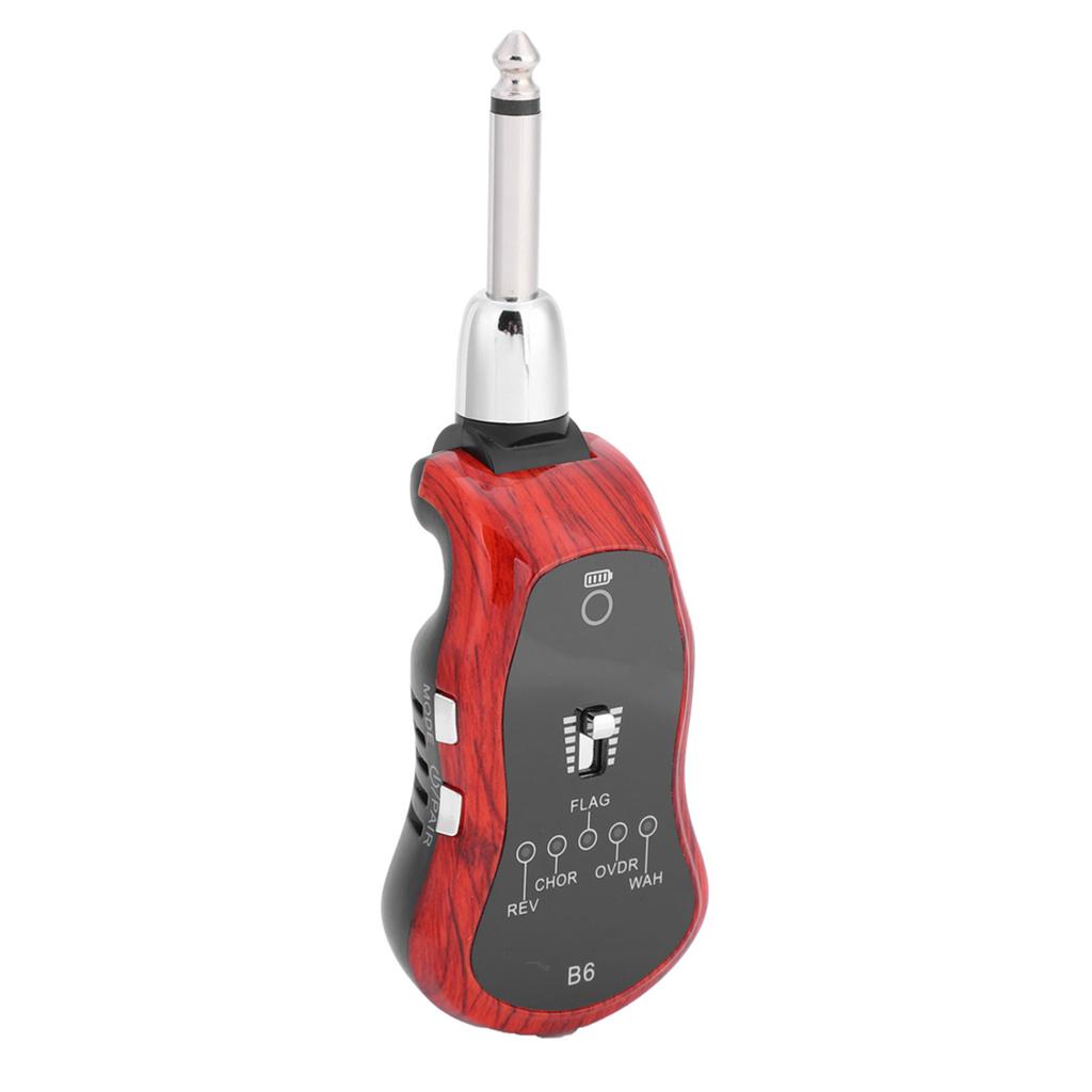 Portable Bluetooth Guitar Effector 3.5mm Output Jack 5 Sound Modes Accessory
