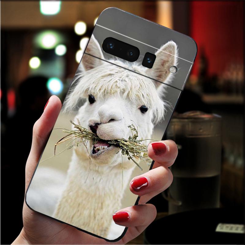 Lama Alpacas Animal Phone Case For Google Pixel 10 Pro 9 Pro XL 9A 8 7 6 Pro Pixel 8A 7A 6A Pixel 8 7 6 5