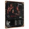 Pac All Eyez On Me Copertă Album Poster Metalic Vintage Hip Hop Muzică Decor Artă de Perete pentru Decorațiuni Cameră