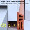 2/4M Windproof Sliding Window Sealing Strip Insectproof Gap Filling Weather Stripping  Household