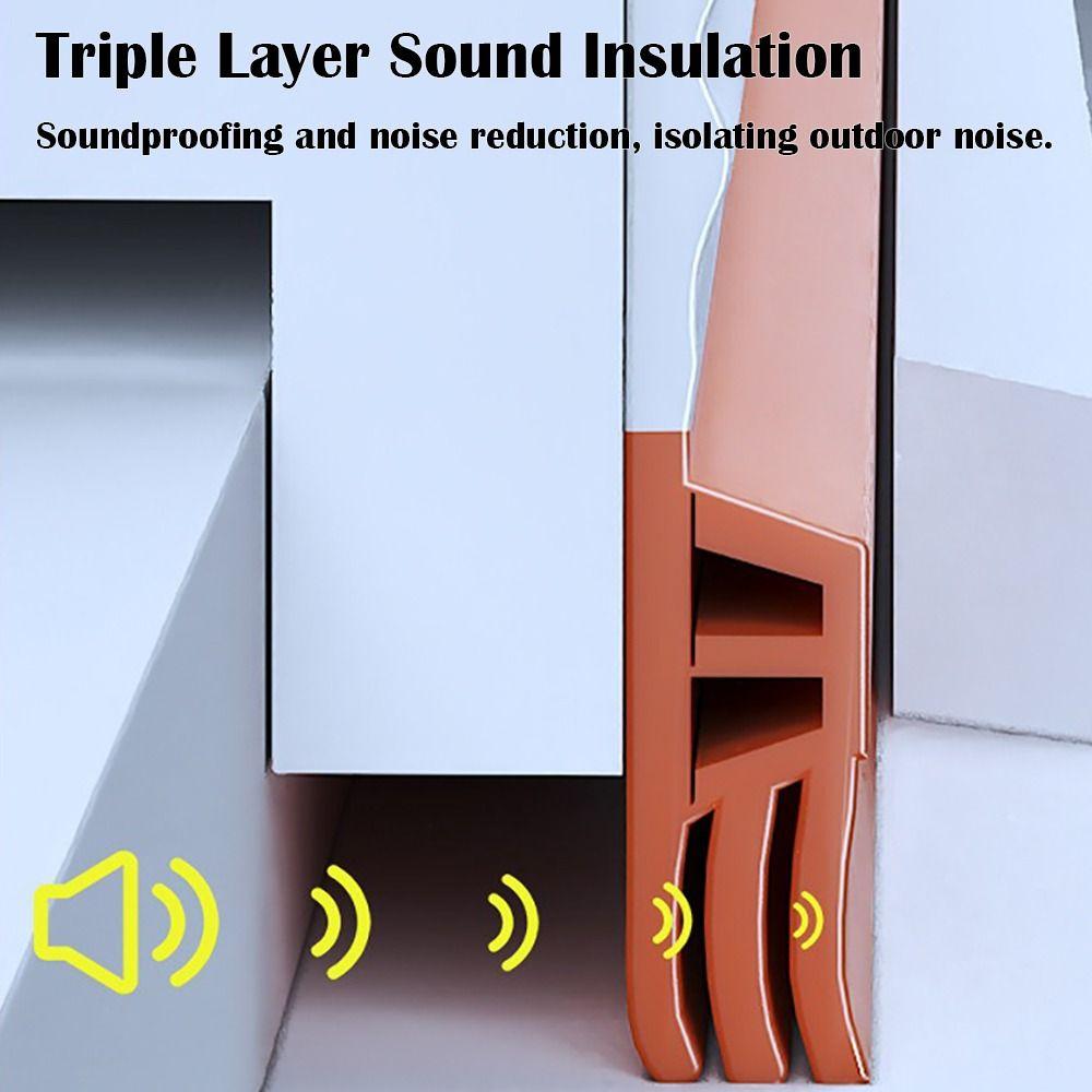 2/4M Windproof Sliding Window Sealing Strip Insectproof Gap Filling Weather Stripping  Household