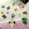 Mini Cartoon Animal Embroidered Self-Adhesive Patch for Doll Clothes