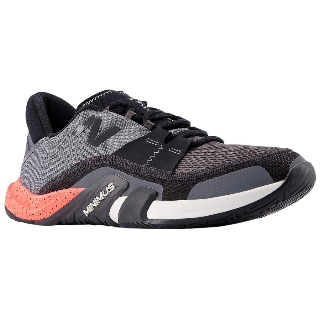 New Balance Minimus TR v2 Black Grey Urgent Red MXMTRCU2 Men's Training Shoes