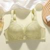 Oudifen Lace Small Chest Gathered, No Empty Cup Bra, Comfortable Lifting, Upper Support, Anti Sagging, Double Breasted Bra Without Steel Ring