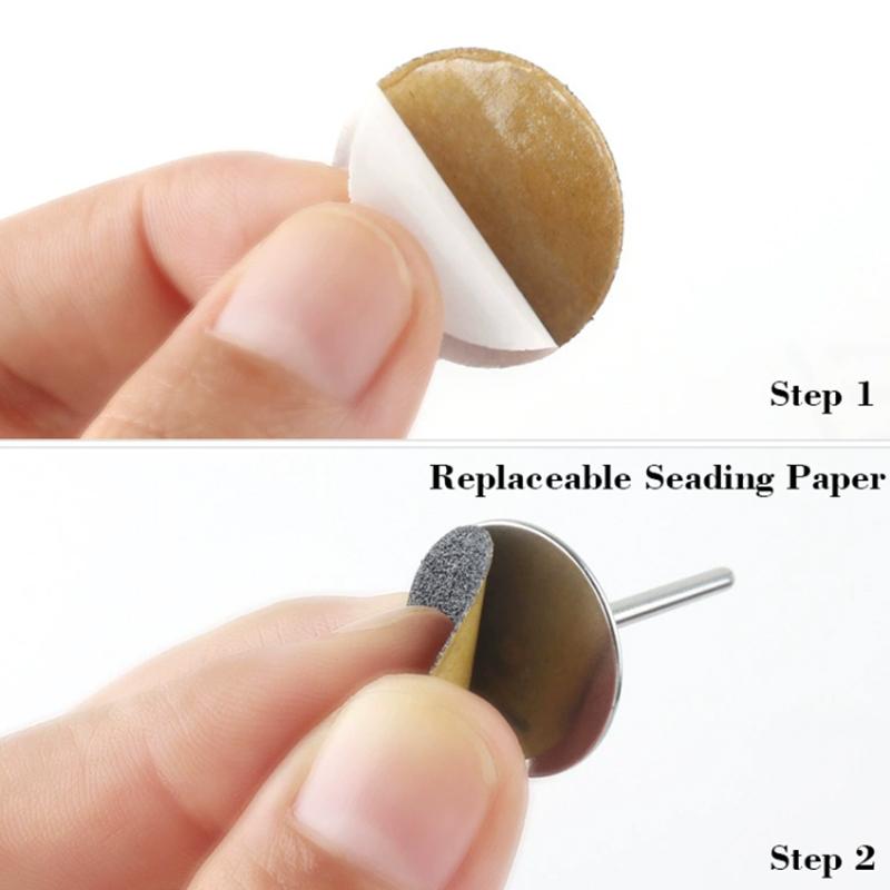 Replaceable Pedicure Disc Sandpaper Polishing Foot Dead Skin Calluse Remover File For Heels Callus Metal Electric Pedicure Tools