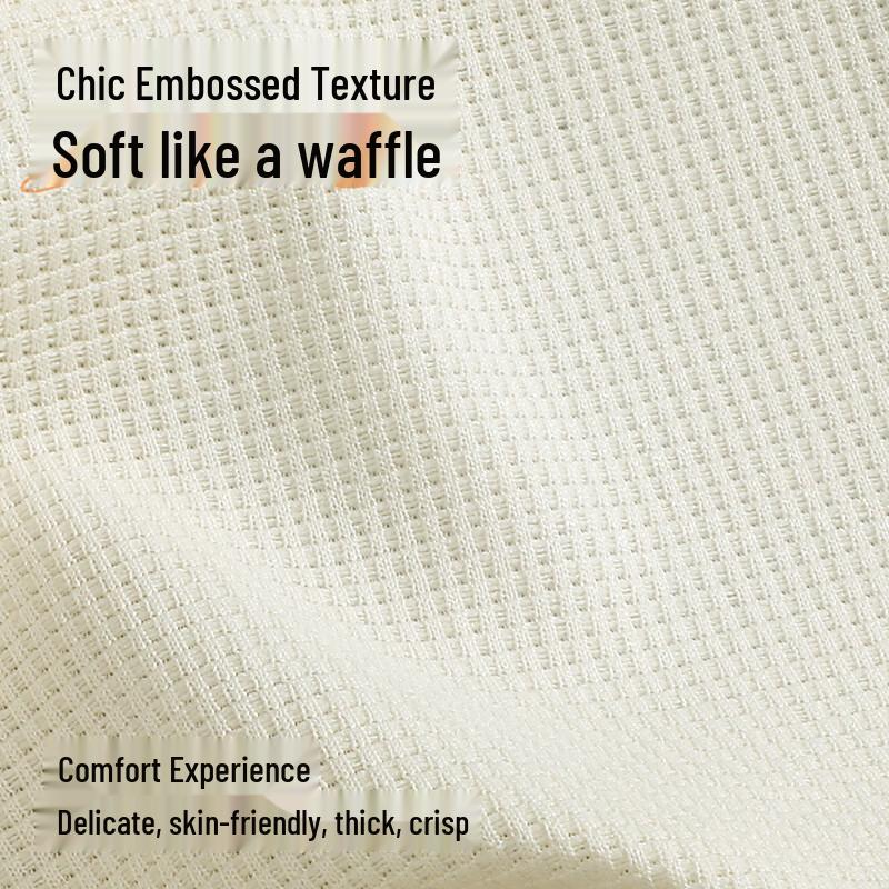 JEANSWEST LIFE Herren-T-Shirt mit Waffelstrick und kurzen Ärmeln