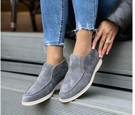 Cool boots new LP men's shoes high-top loafers lazy one-pedal casual single shoes flat-soled large