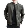 Men's Casual Loose Stand Collar Plus Size Jacket for Spring and Autumn