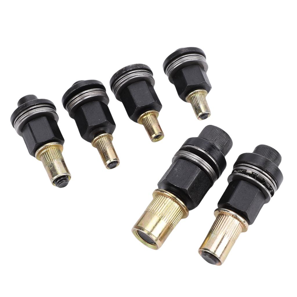 6Pcs Hand Rivet Nut Tool Mandrels Manual Rivnut Tool Mandrel Set Accessories 10# 24 3 8 16