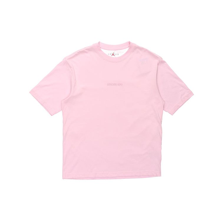 Jordan Casual Sports Breathable Short Sleeve T-Shirt Men Tops Pink DR9621-603