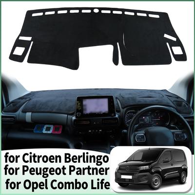 For Citroen Berlingo for Opel Combo Life for Peugeot Partner - Dashboard Cover Pad DashMat Sunshade Protective Carpet