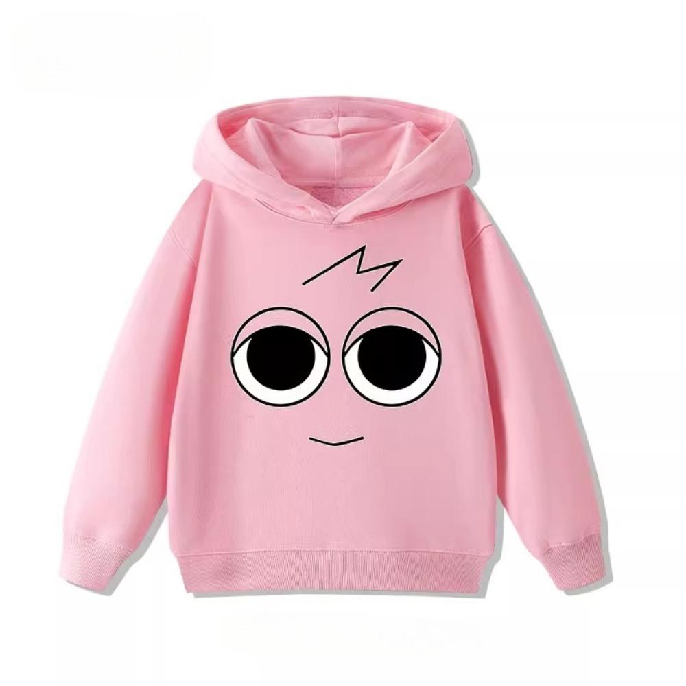 Sprunki Music Rhythm Box Peripheral Children's Hoodie Sweatshirt Boy and Girl Clothing Autumn and Winter Warm Children's Clothes