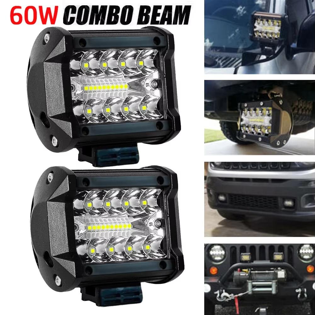 Adjustable Mounting Bracket 60W LED Light Bar LED Work Light