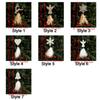 Plastic Christmas Tree Feather Pendant Wall Christmas Decoration  Christmas Party Decor