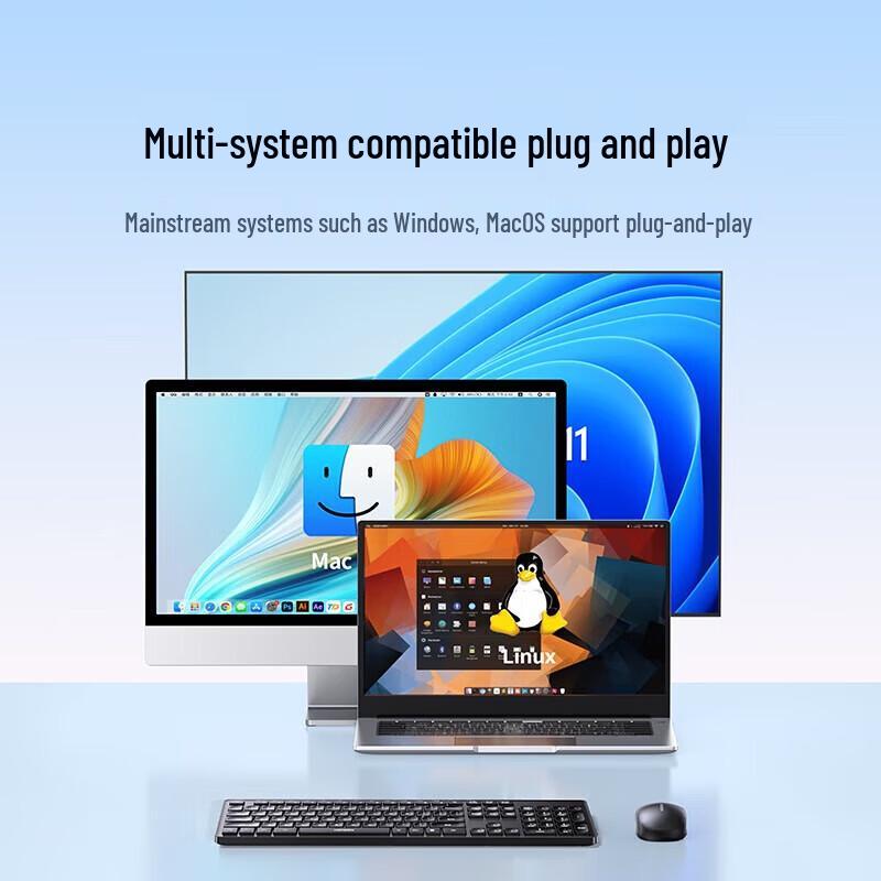 Ugreen MK007 Wireless Keyboard and Mouse Combo