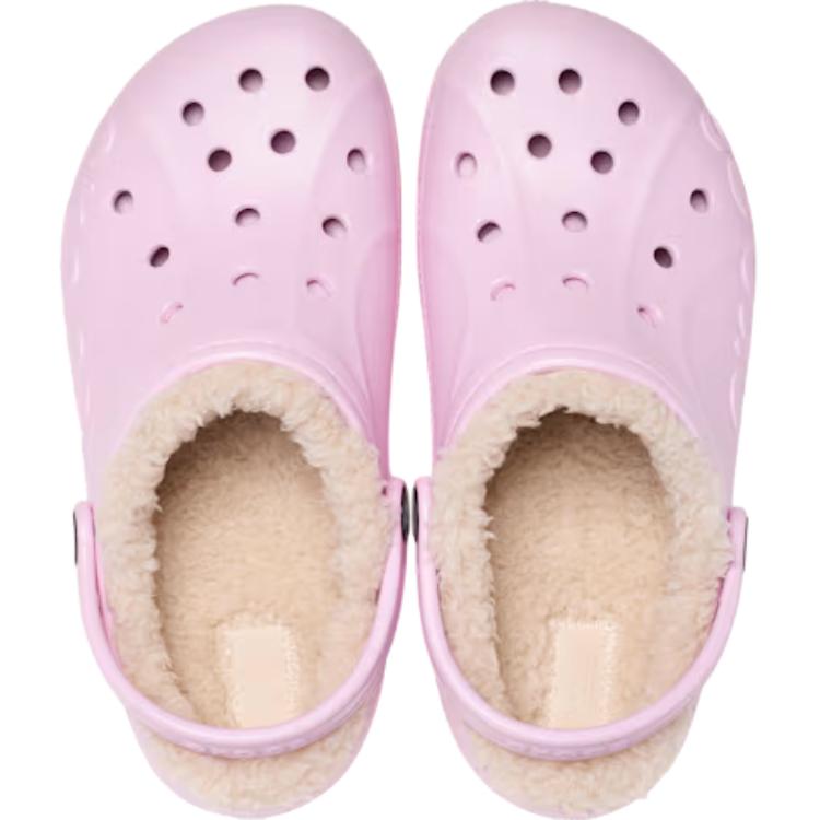 Crocs Baya Lined Clog Fashionable Comfortable Low Top Sandals Kids clogs Pink 207500-79R