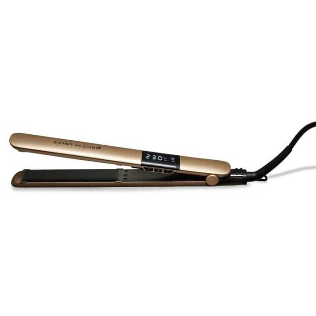 

SAINT ALGUE 3963 - Demeliss GOLD Haargltter - Keramikbeschichtung - Ultradnne Schwimmplatten - 150 bis 230 C - Черный / Золото