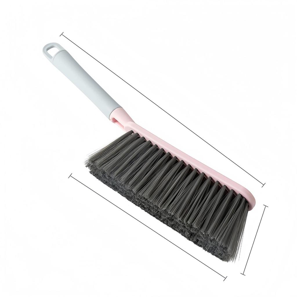 Multifunctional Soft Bristle Brush for Bed, Sofa, and Dust Removal with Long Handle.