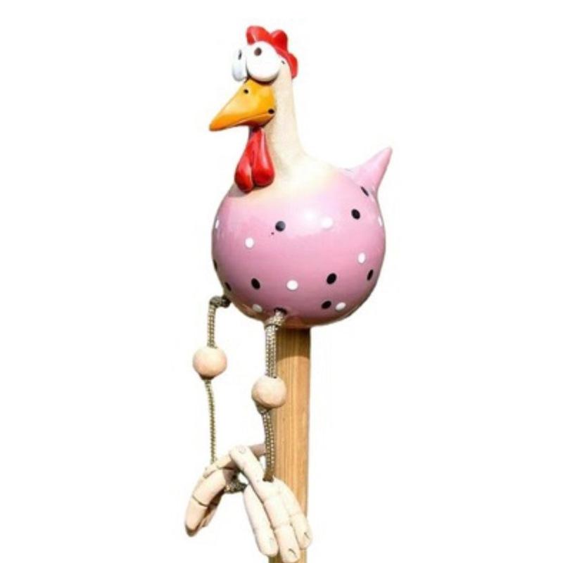 Cross-Border Big-Eyed Long-Legged Chicken Garden Ornaments