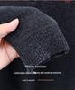 Men's Trendy Fleece Zipper Sweater - Loose, Warm, Plus Velvet, Half-High Collar Knitwear for Winter