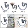 Sink Drain Pipe Sink Drain Assembly Plumbing Accessories Expandable Sewer Tube