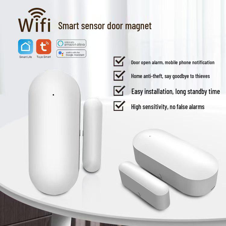 WiFi Graffiti Magnetic Door/Window Sensor: Smart Intrusion Detector & Remote Anti-theft Alarm