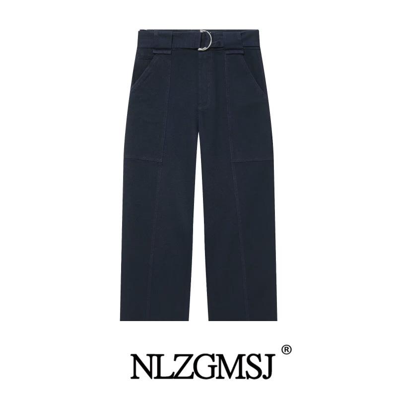 

2025 European Winter Fashion Belted Cargo Pants – Versatile & Stylish Extra Small